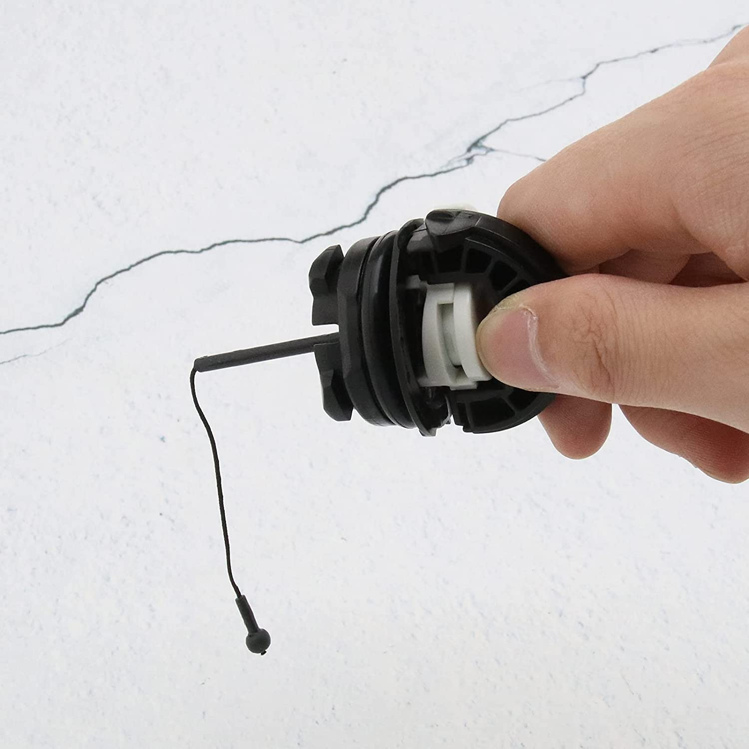 Emsea Pair of Gas Fuel Oil Cap Chainsaw Replacement Parts 0000 350 0537/0000 350 0533 Compatible with STIHL MS171 MS181 MS211 MS250 image number 6