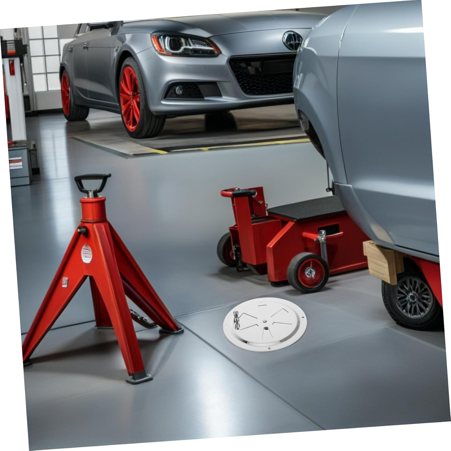 2Pcs Stainless Steel round Louver Vent Covers with Butterfly Knob Manual Airflow Control and Rv Ventilation Plates for Yachts and Vehicles image number 4