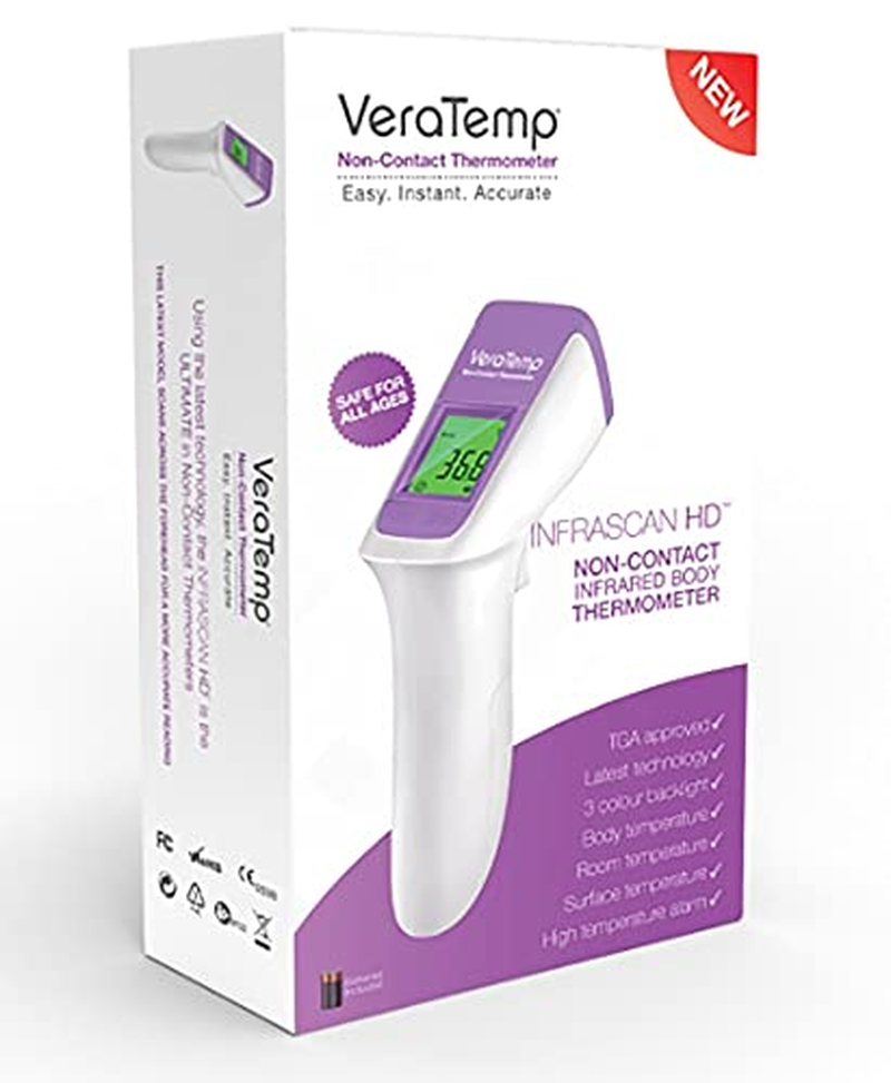 Veratemp Infrascan HD Non Contact Infrared Thermometer (2X AAA Batteries) image number 3