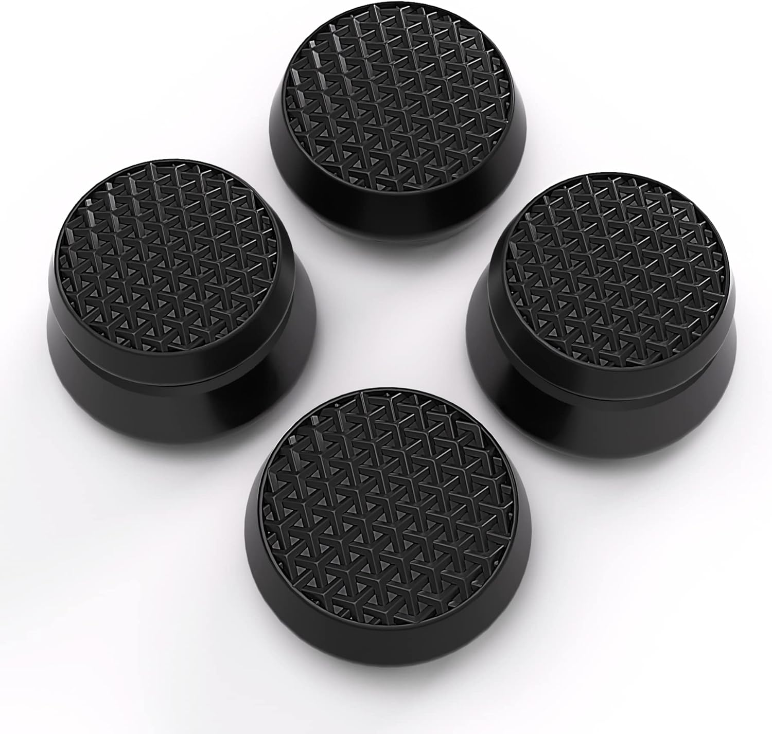 Playvital Thumbs Pro Armor Thumbstick Extender for Ps5 Wireless Controller Thumb Grips, Joystick Caps Grip for Ps5 Controller - 2 High Raise and 2 Mid Raise Dome - Black image number 6