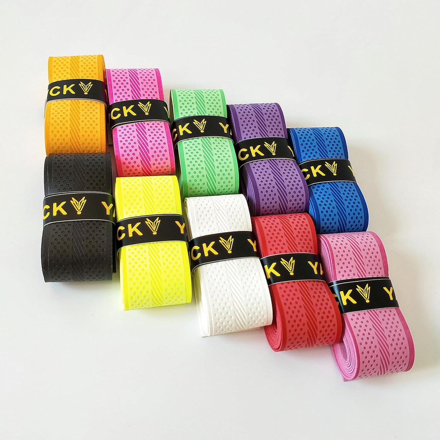 Lvpradior 30-Pack 2025 Upgraded Racket Grips - Premium Self-Adhesive Multi-Sport Grip Tape for Tennis, Pickleball, Padel, Badminton | Anti-Slip Sweat-Absorbent Cushioning | Vivid Colors image number 4