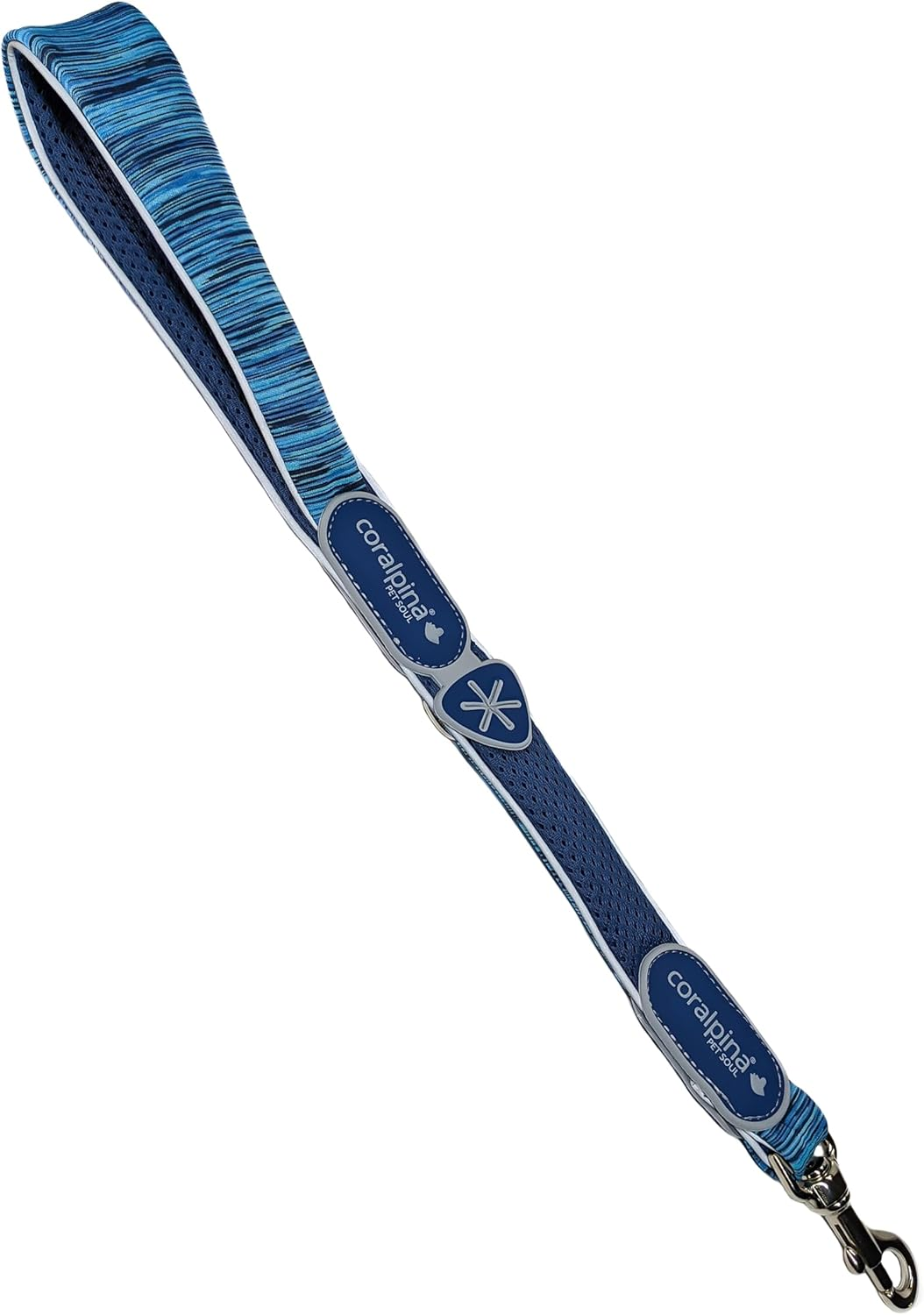 Coralpina - Powermix Simple and Durable Dog Lead with Reflective Parts and Padded Handle, Made of Durable Eco Materials and Nylon Core, Yellow Melange, Size 4/6 image number 5