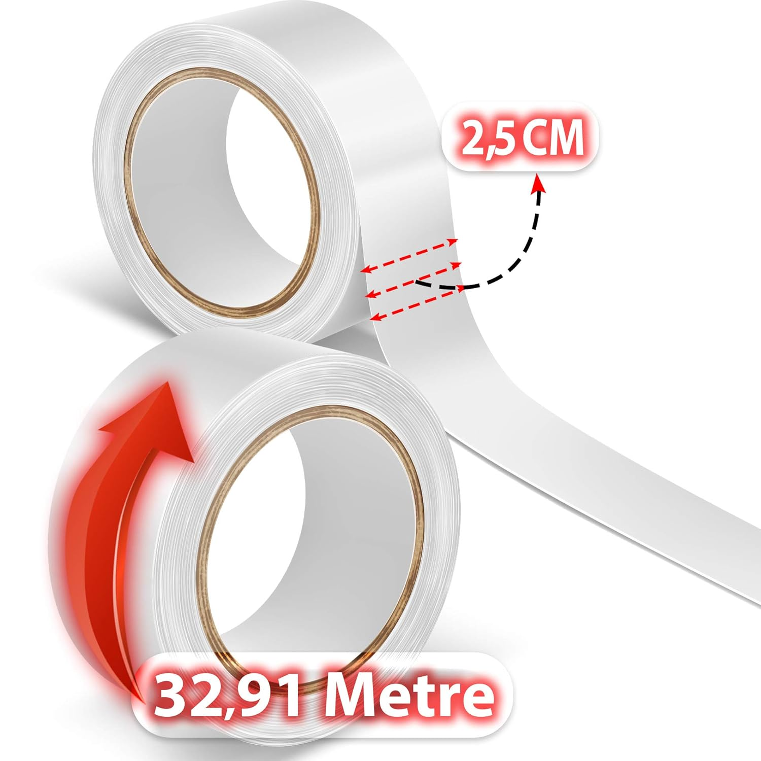 1522 Daily Wear 1" X 3 Yard Tape Roll by Walker Tape image number 1