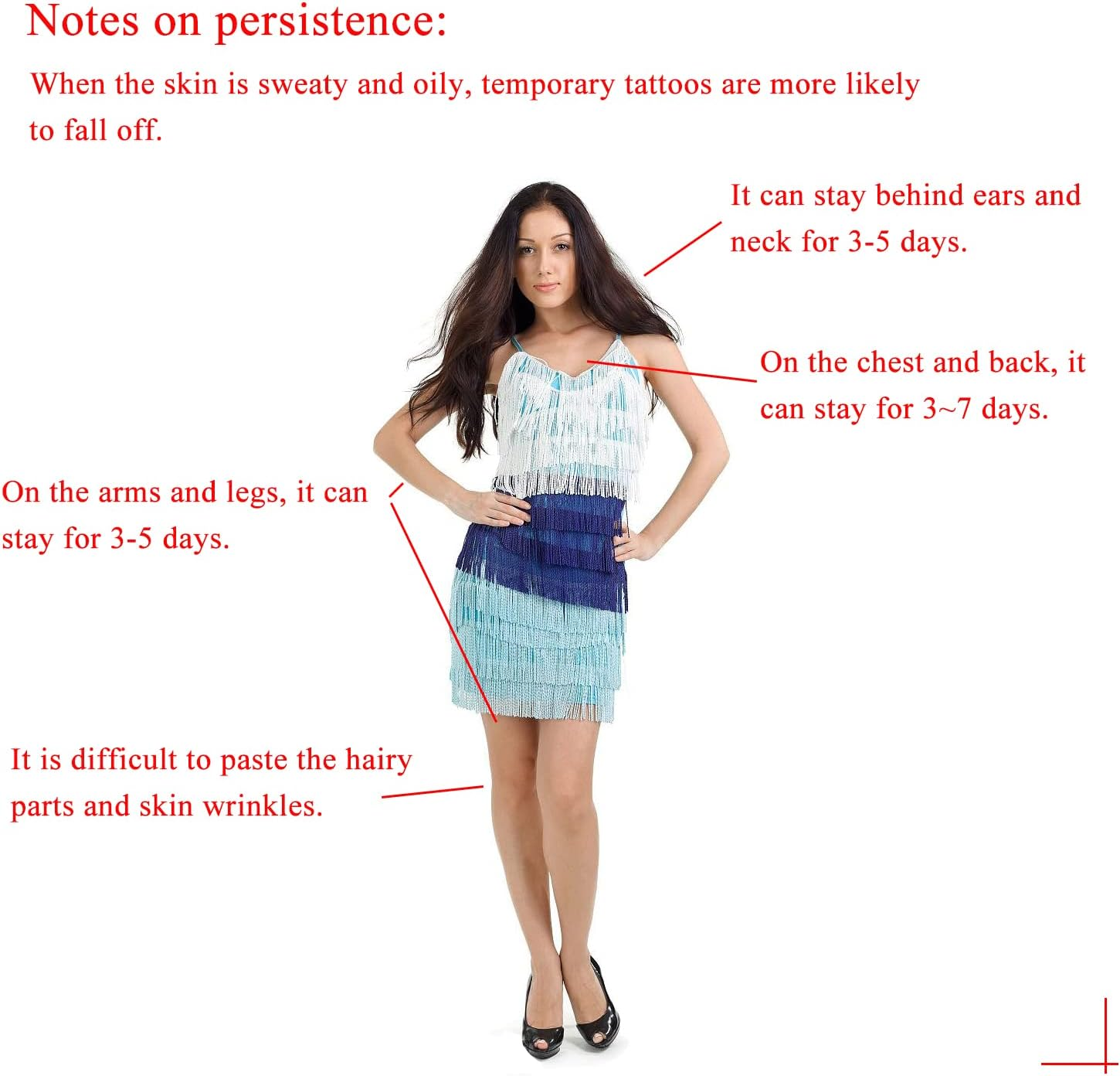 10 Sheets Australia National Flag Temporary Tattoo Fake Tattoos Stickers Markers Love and Support the Country