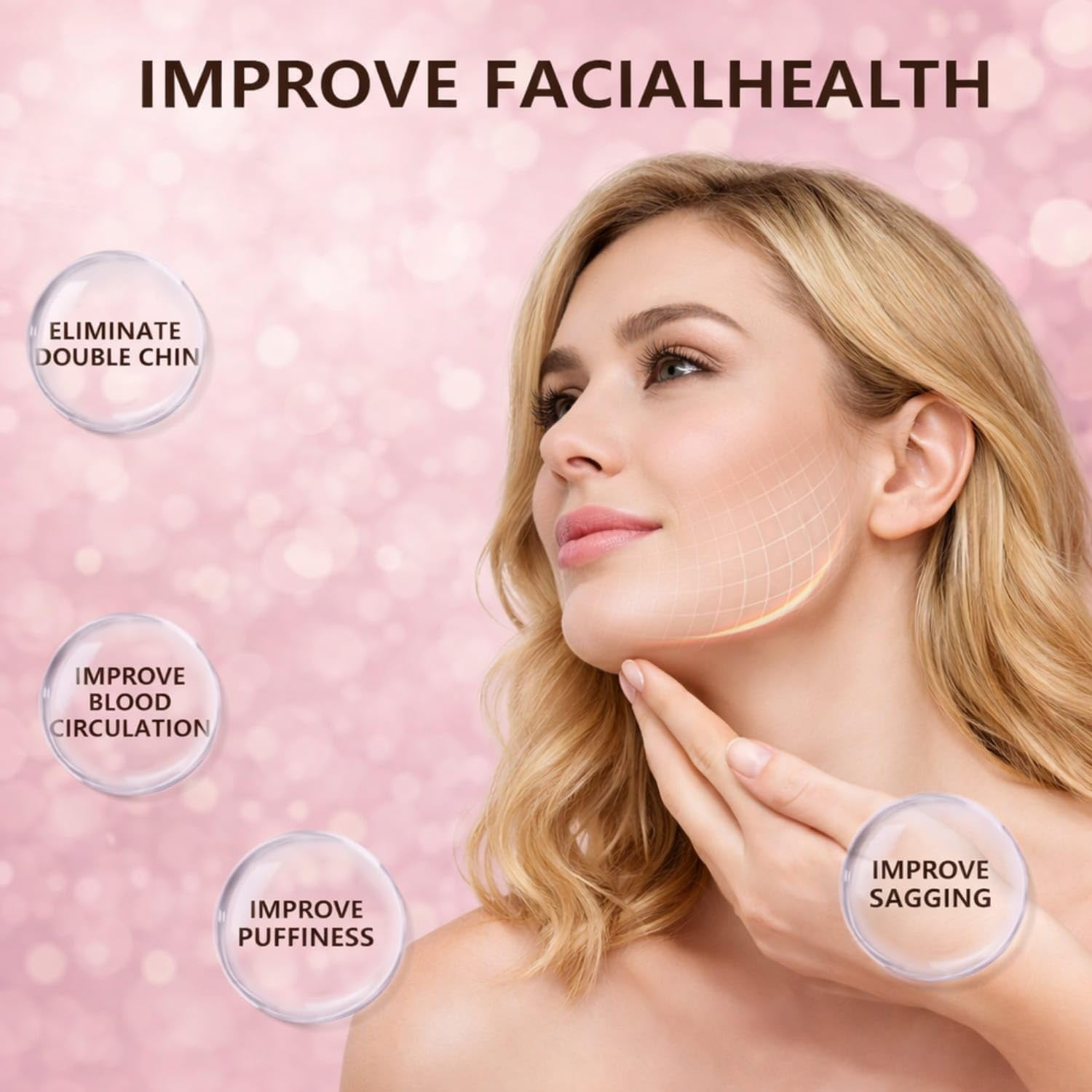 Facial Massage Tool for Lymphatic Drainage & Contouring, Lifting & Sculpting Face Brush for Jawline, Chin & Neck &ndash; Reduces Puffiness, Boosts Circulation & Enhances Facial Vitality, Natural Wood Design with Case image number 5