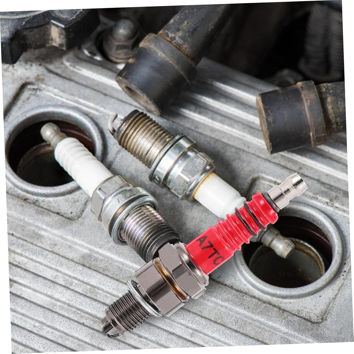 SUPVOX 4Pcs Plug Three-Pole Nozzle for Scooter Ignition System Replacement Part image number 3