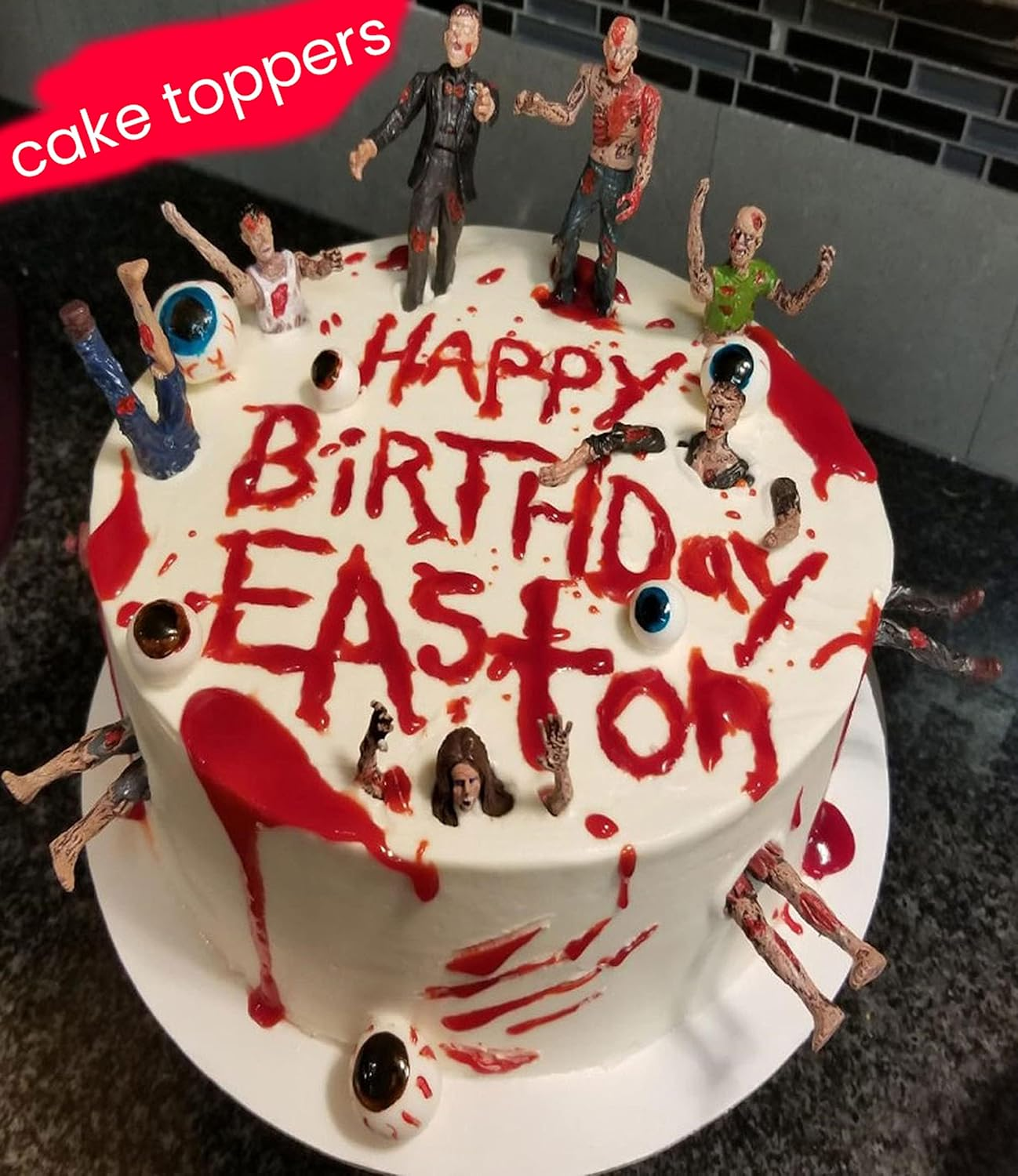 BOHS Zombie Action Figures Gift Package - Scary Toys for Boys and Girls - 4 Inches - Pack of 6 image number 2