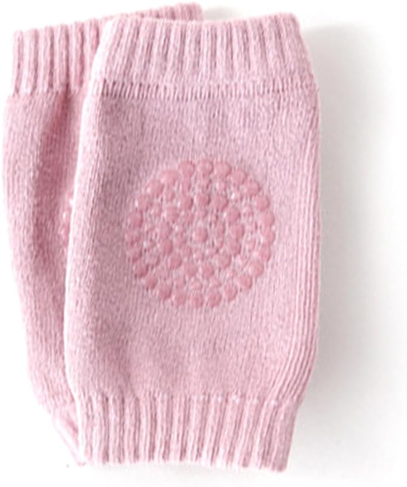 1 Pair Baby Knee Pads for Crawling, Breathable Infant Toddler Knee Pads with Anti-Slip 0-4 Years Unisex Baby Knee Protectors Elastic Leg Warmers Protective Cover for Knees Elbows Legs (Pink) image number 2