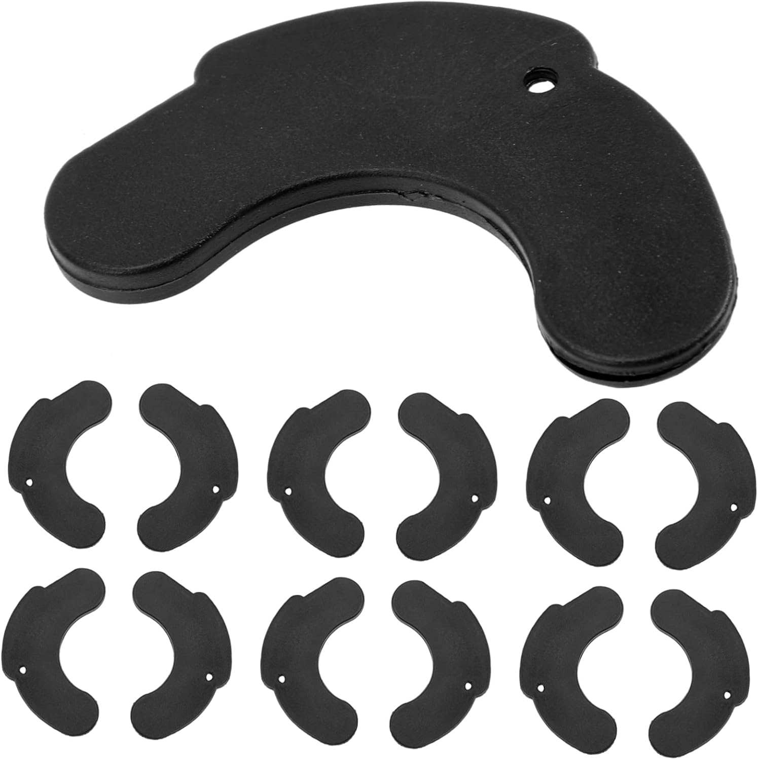 BESPORTBLE 12Pairs Dumbbell Shockproof Pads Holders for Weightlifting Gym Storage Protects Floors and Equipment Essential Fitness Tool for Home Gym Use image number 3