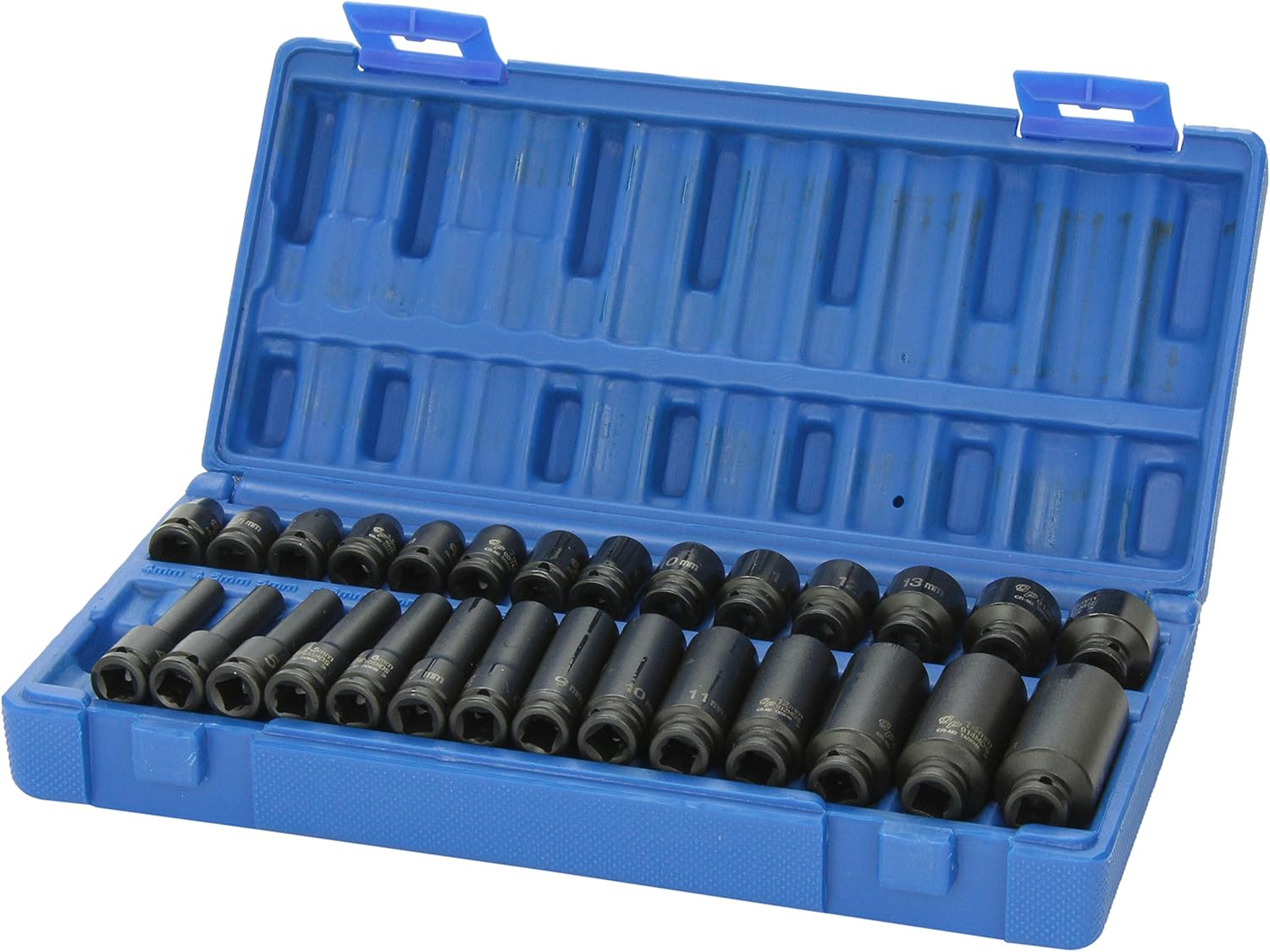 Grey Pneumatic (9728M 1/4" Drive 28-Piece Deep Length Metric Master Socket Set image number 3