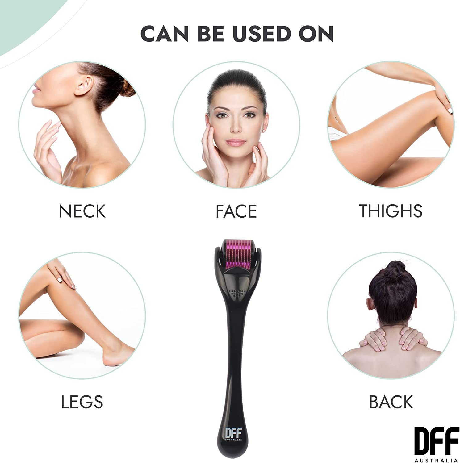 Direct from Factory 0.5Mm Derma Roller - 540 Titanium Microneedle Dermaroller for Face - Cosmetic Microneedling Instrument for Facial Skin Care - Massage Tools Professional image number 5