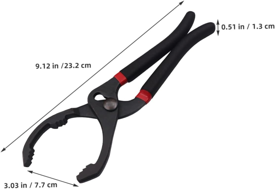GARVALON Oil Filter Wrench Pliers for Automotive Ergonomic Handle Design for Cars and Trucks Essential Mechanic Tool image number 6