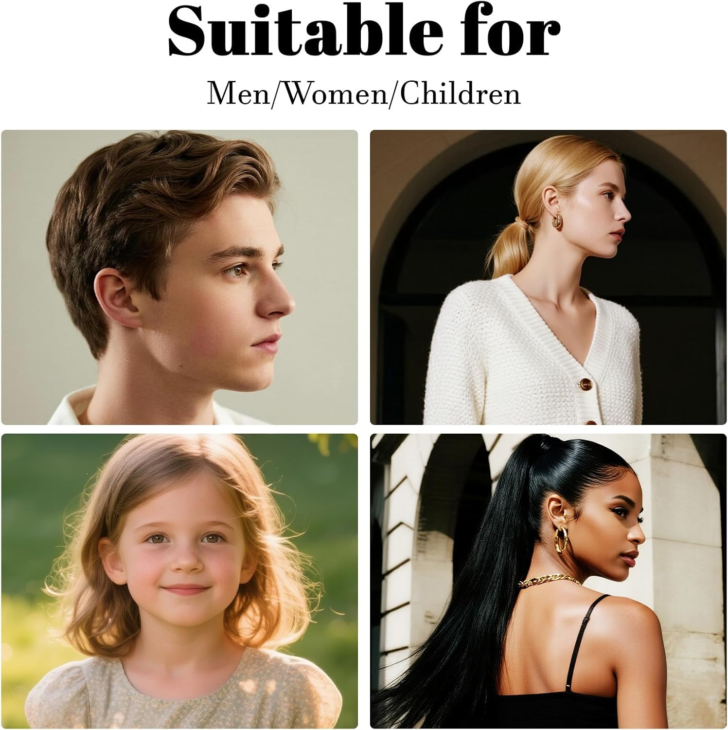 Pack of 2 Sleek Brush, Boar Bristle Brush, Soft Natural Bristles, Sleek Bun Hair Brush, Sleeks Braid Boar Bristle Brush, Bristle Beard Comb for Hairdresser Men Women Baby Child, for Hair and Beard image number 1