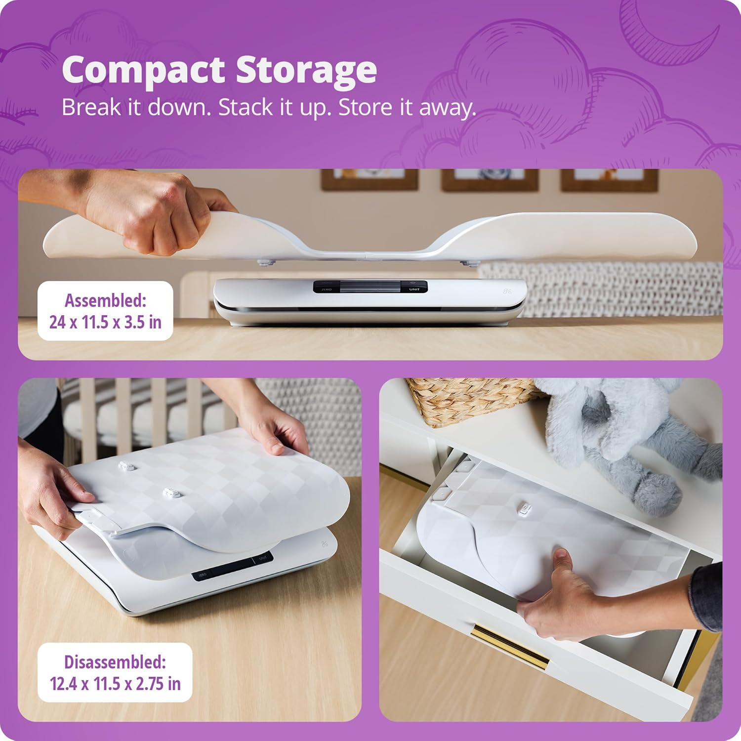 Greater Goods Smart Baby Scale - Accurately Chart the Progress of Your Baby | with In-House Algorithm for Wiggly Babies | Works as Infant & Toddler Scale (Smart Bluetooth Connected) image number 2