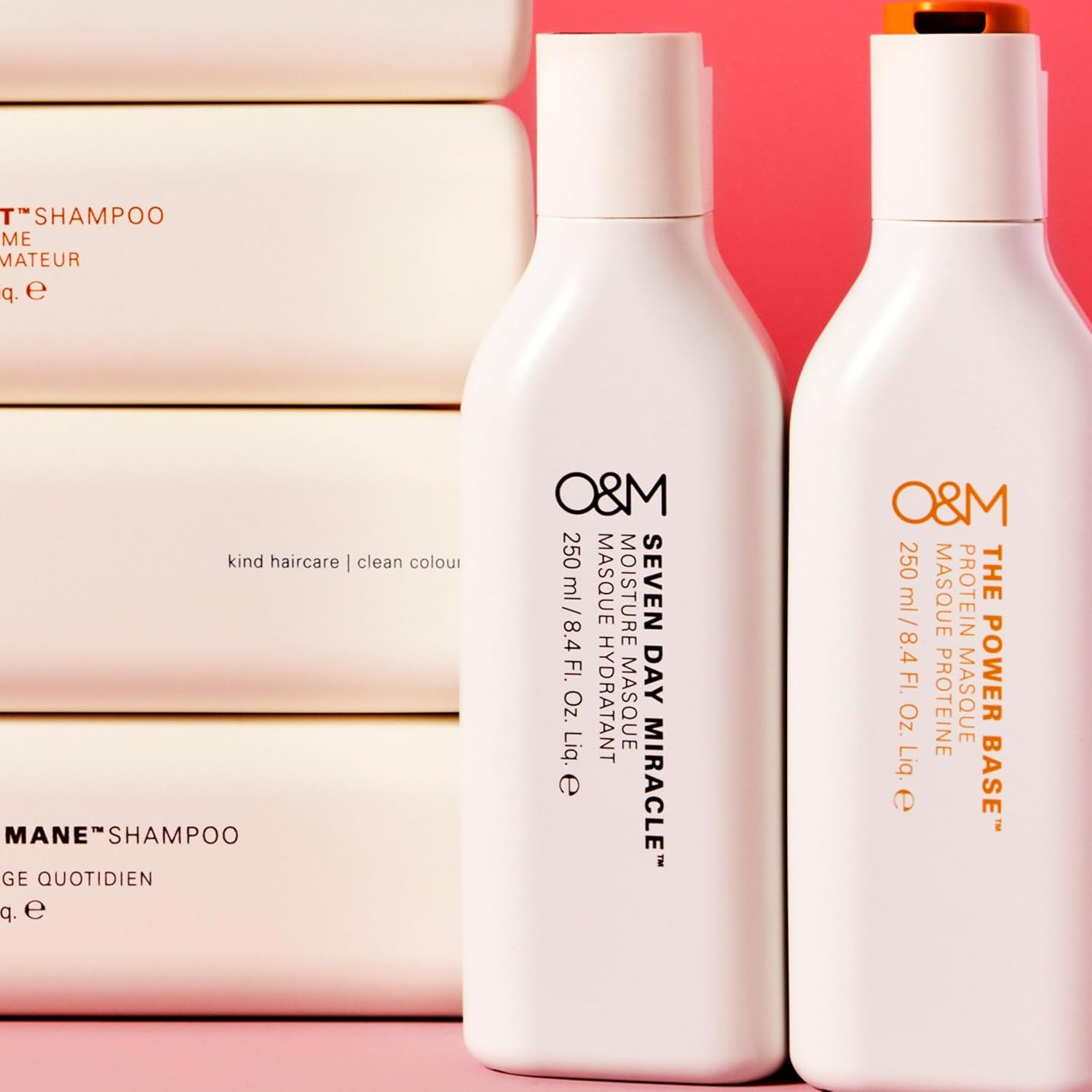 O&M Seven Day Miracle Intense Moisture Masque- 250Ml - Colour Safe, Clean from Sulfates, Parabens, Silicones, MIT, Phthalates, Triclosan, Propylene Glycol & Gluten, PETA Certified & Vegan, Australian Made, PCR Packaging image number 2