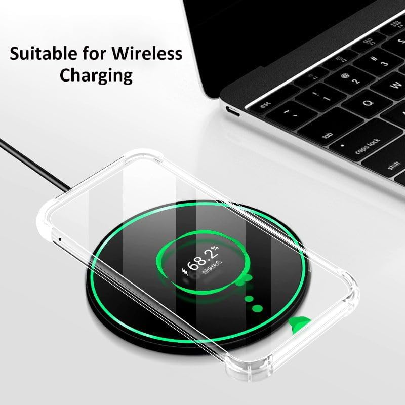 USTIYA Case for Samsung Galaxy A32 4G Clear TPU Four Corners Protective Cover Transparent Soft image number 3