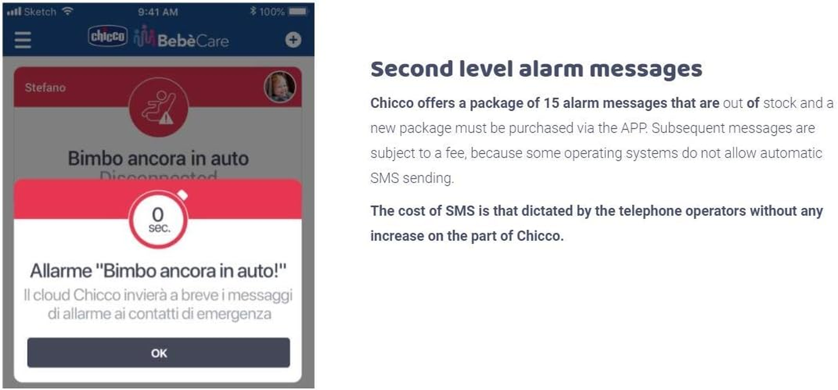 Chicco Bebecare Easy Tech Child Car Seat Sensor image number 4