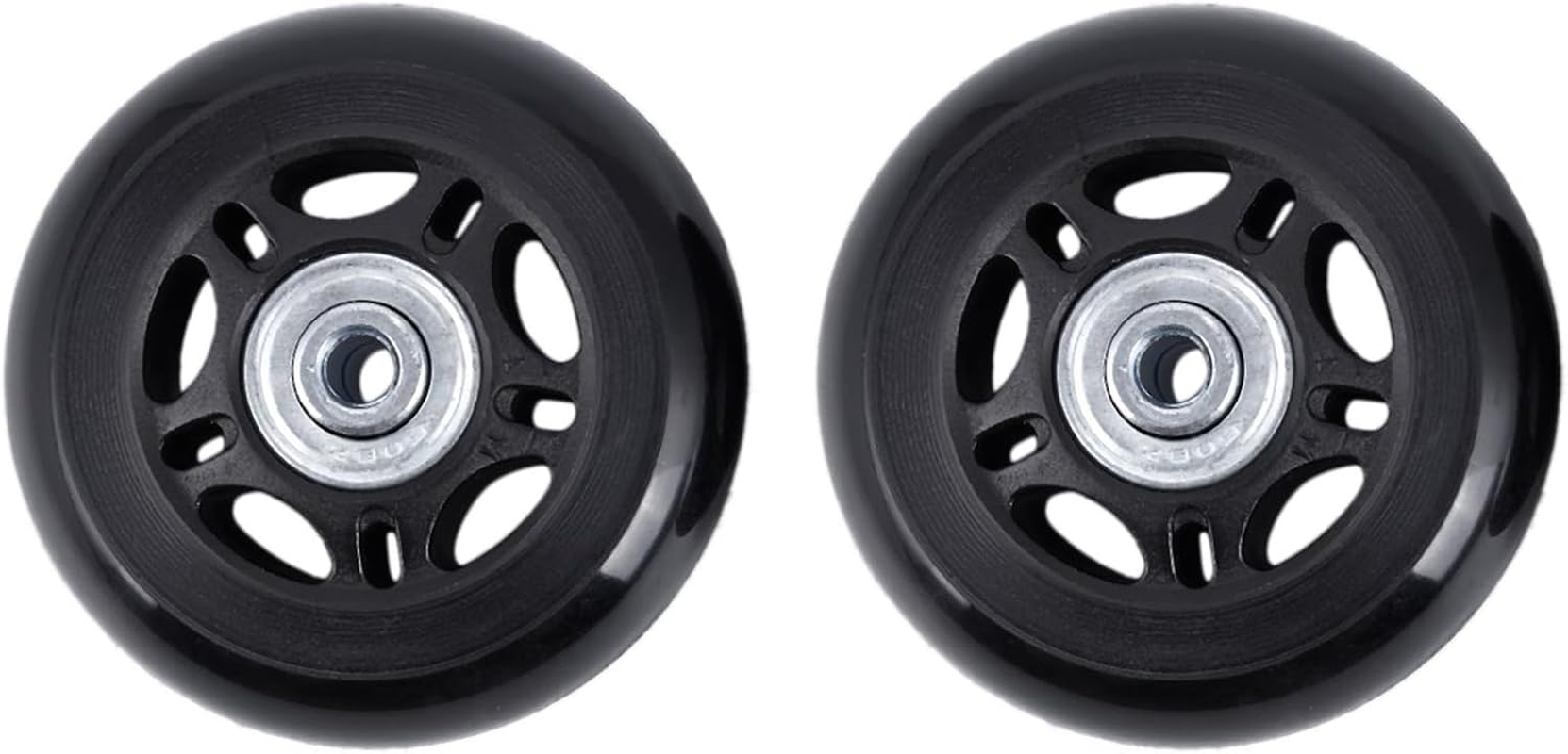 4 Set Luggage Suitcase Replacement Wheels Axles and Wrench Repair Set OD 68Mm image number 3