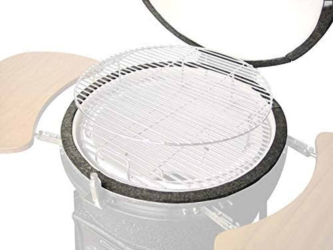 High Temp Grill Gasket Replacement Fit Kamado Joe Classic and Big Joe BBQ Smoker Gasket Pre-Shrunk Accessories Self Stick Felt 15Ft Long, 9/8" Wide, 1/8" Thick image number 3