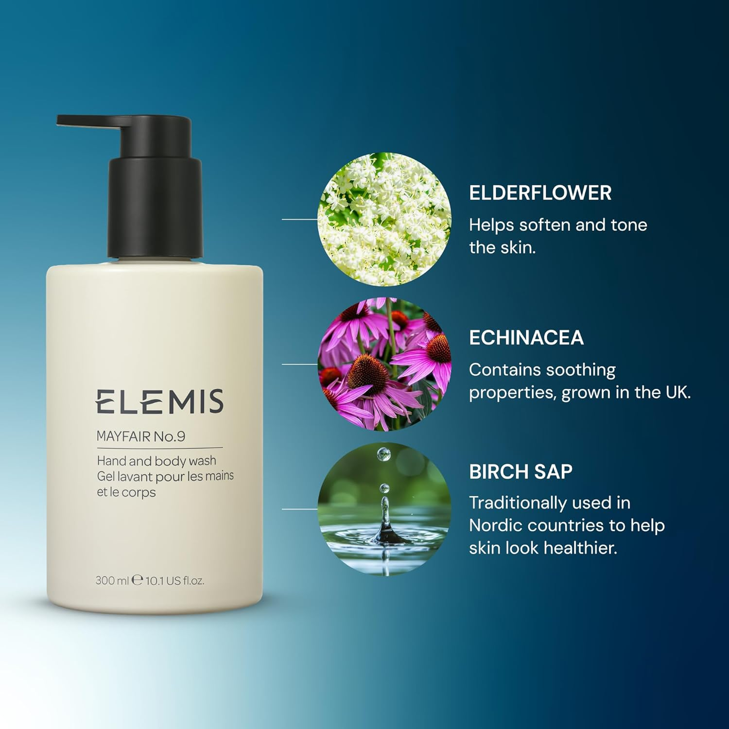 Elemis Mayfair No.9 Hand & Body Wash 300Ml/10.1Oz image number 5