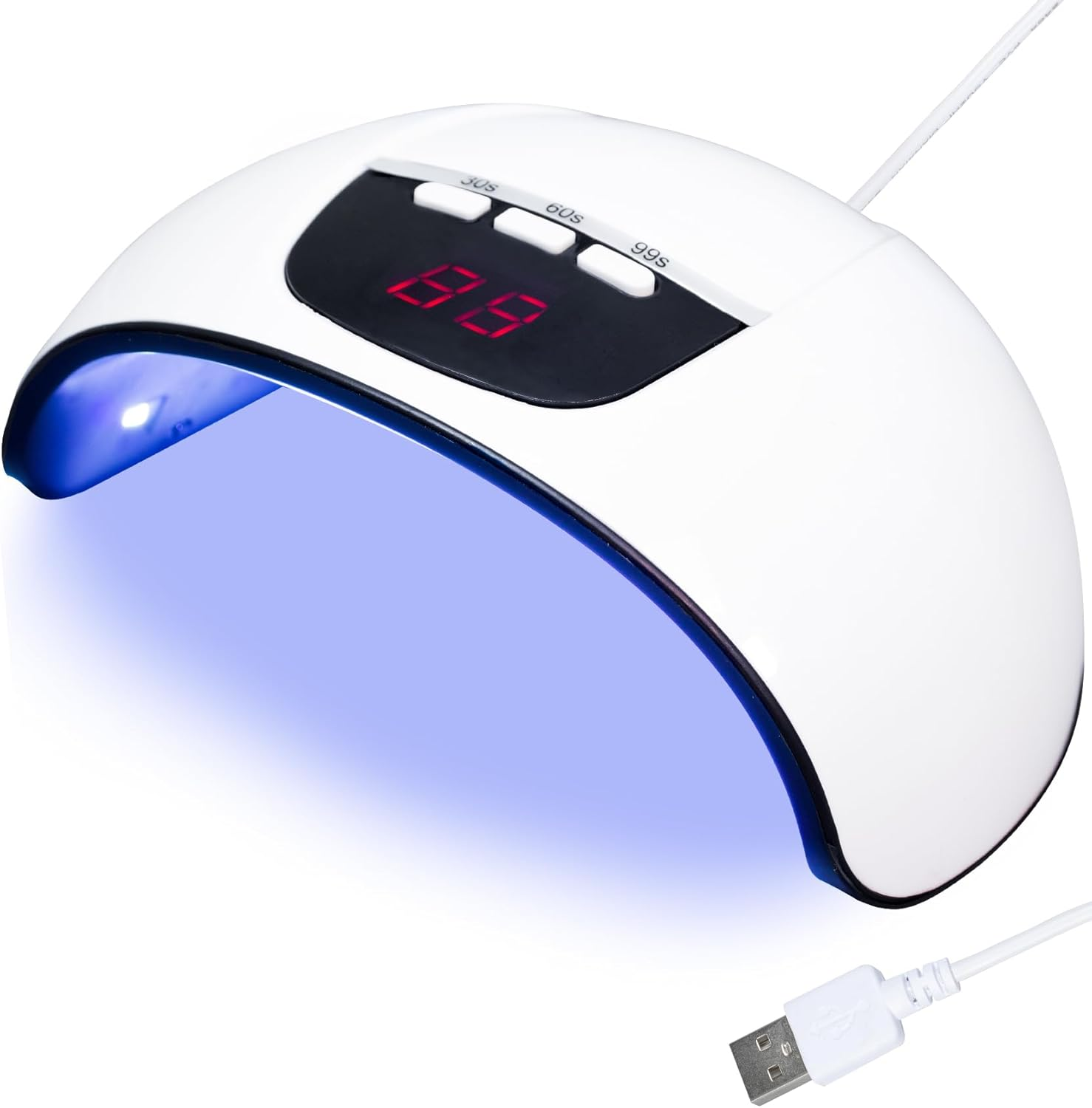 LED UV Lamp 54W Resin Curing Light, Jewellery Casting Kit, Gel Nail Polish, 3 Timer Setting, Auto Sensor, USB Powered image number 4