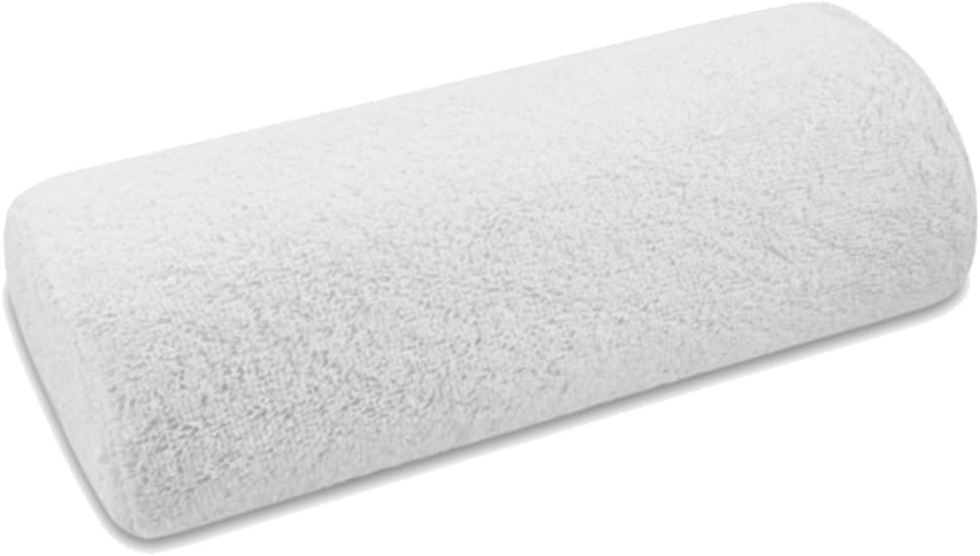 Manicure Hand Rest with White Terrycloth Cover