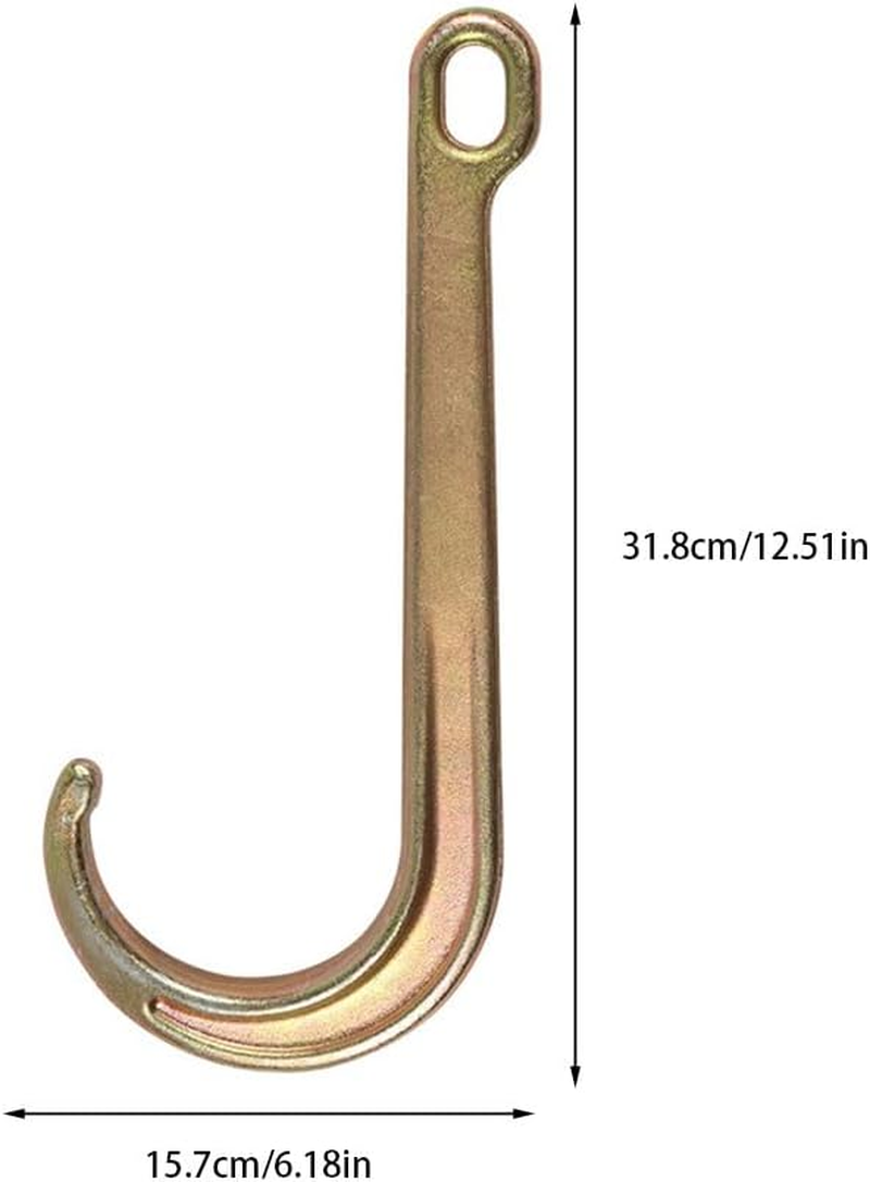 Universal Tow Truck Hook Wrecker J Shaped Hooks Towing Tool Automotive Automobile Repair Upgrade Accessories Spare Parts image number 5