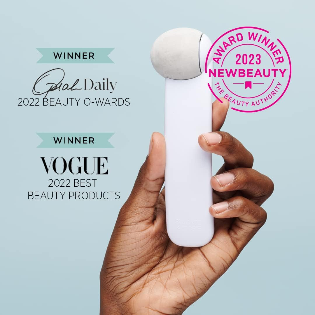 Stackedskincare Ice Roller & Face Massager | Aesthetician Developed Cooling Tool for under Eyes, Face, & Body - Calm Inflammation, Puffiness, Eye Bags image number 4