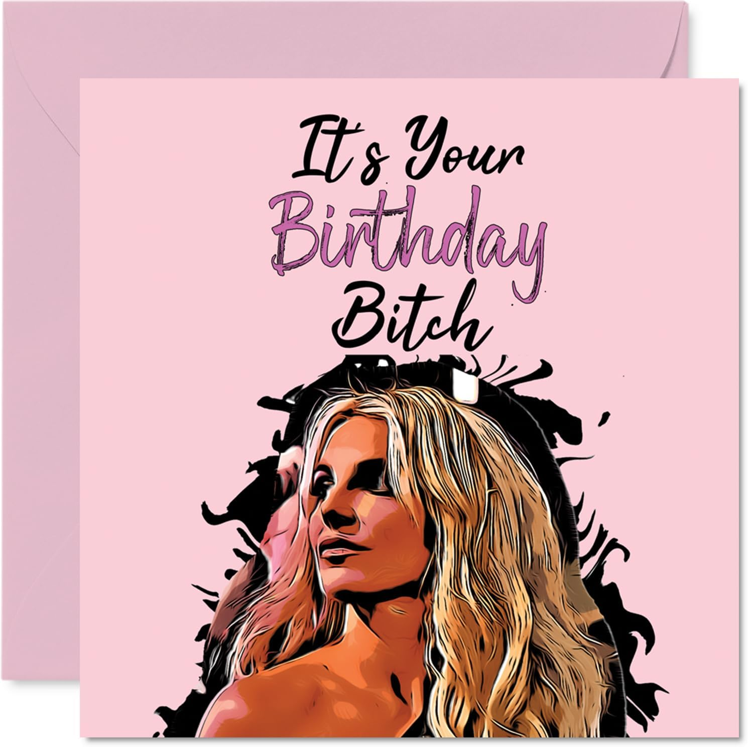 Funny Birthday Cards for Women Her - It'S Your Birthday B*Tch - Sassy Card for Sister Friend Colleague Mum Auntie Daughter Nanny, 145Mm Ladies Woman Bday Greeting Cards image number 3