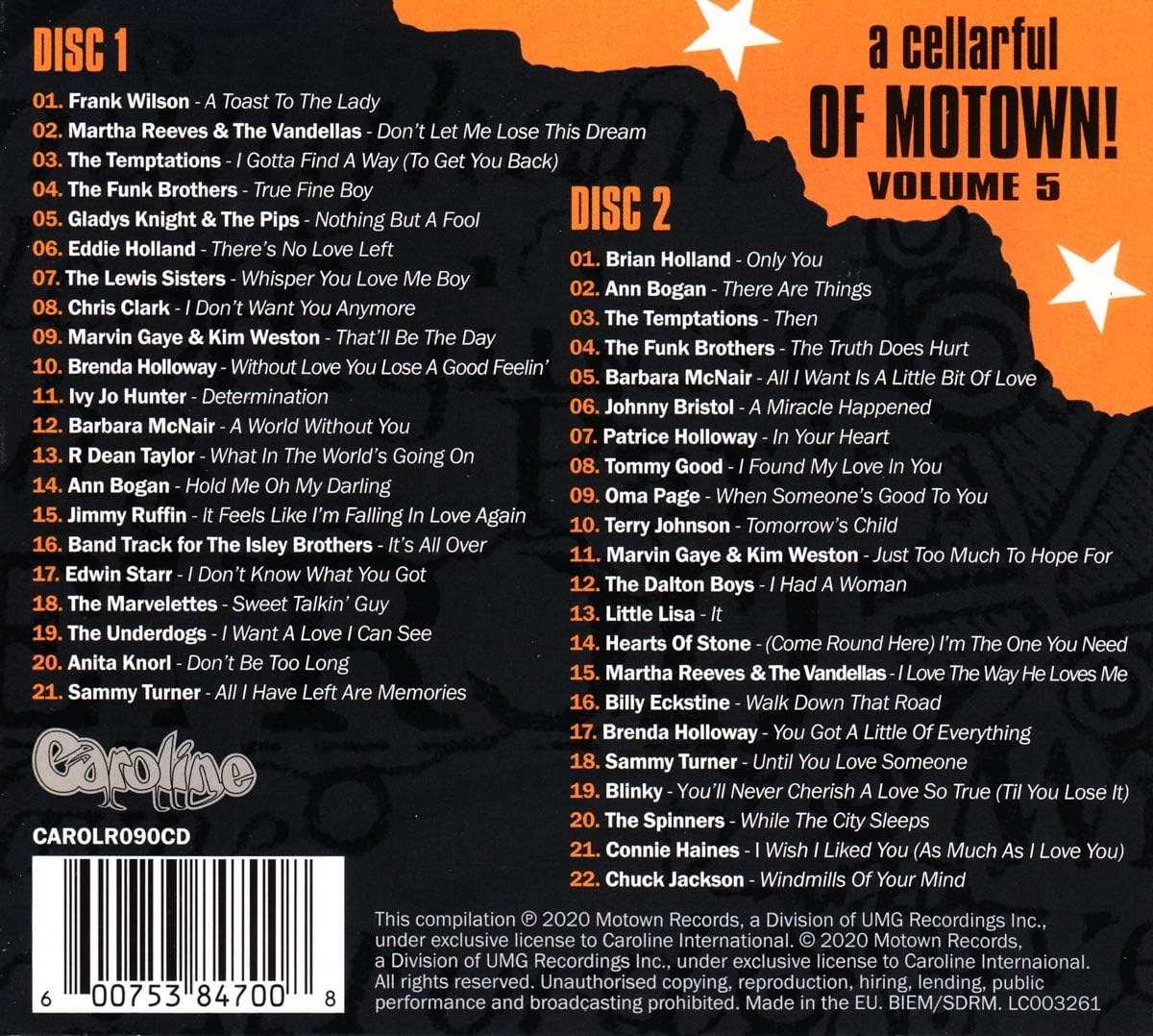 Cellarful of Motown Vol 5 / Various image number 1