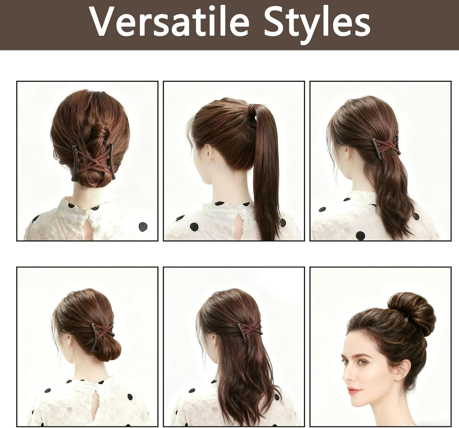 Pack of 4 Magic Hair Combs image number 6