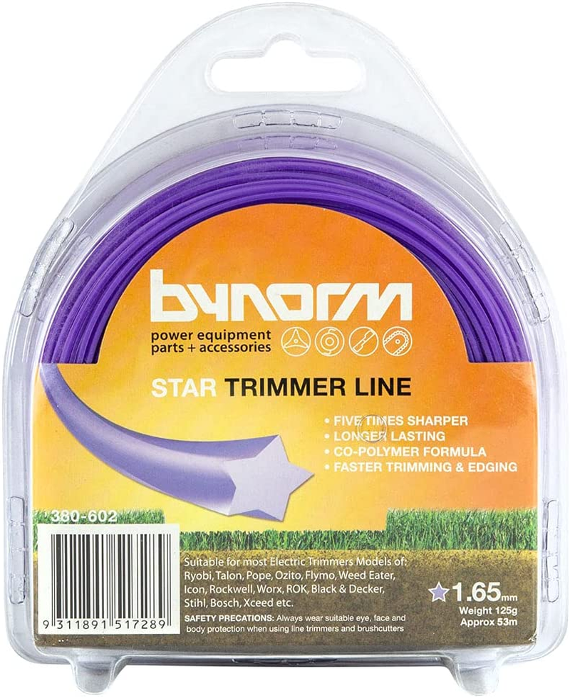 380-602 Star Trimmer Line, 1.65 Mm Size, Purple