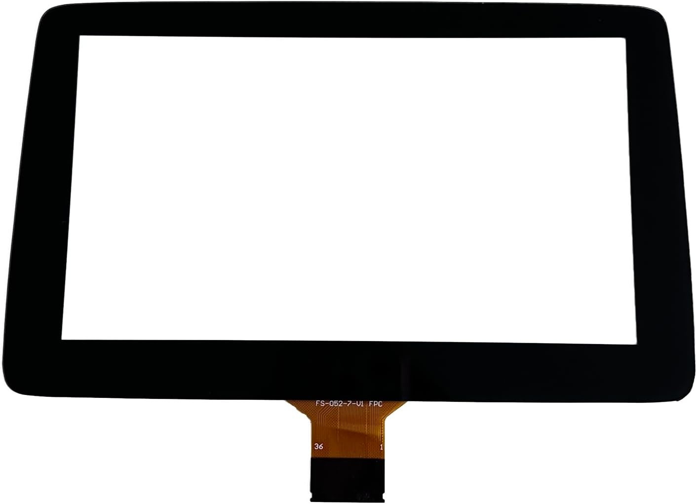 Micarun 7 Inch Touch Screen Digitizer Display Glass Car Touch Display Glass for Mazda 3 2014 2015 2016 Scion Ia 2016 Mazda CX-3 2016 2017 Mazda MX-5 2016 2017 2018 2019 Replace BHP1611J0D K40005A29F image number 6
