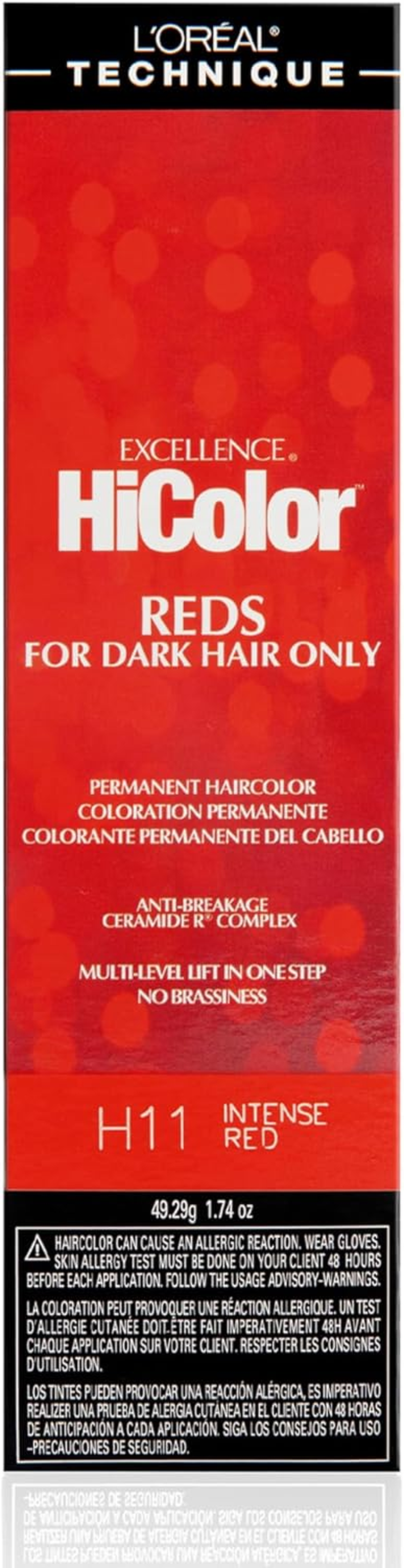 L'Oreal Excellence Hicolor, Intense Red, 1.74 Ounce image number 3