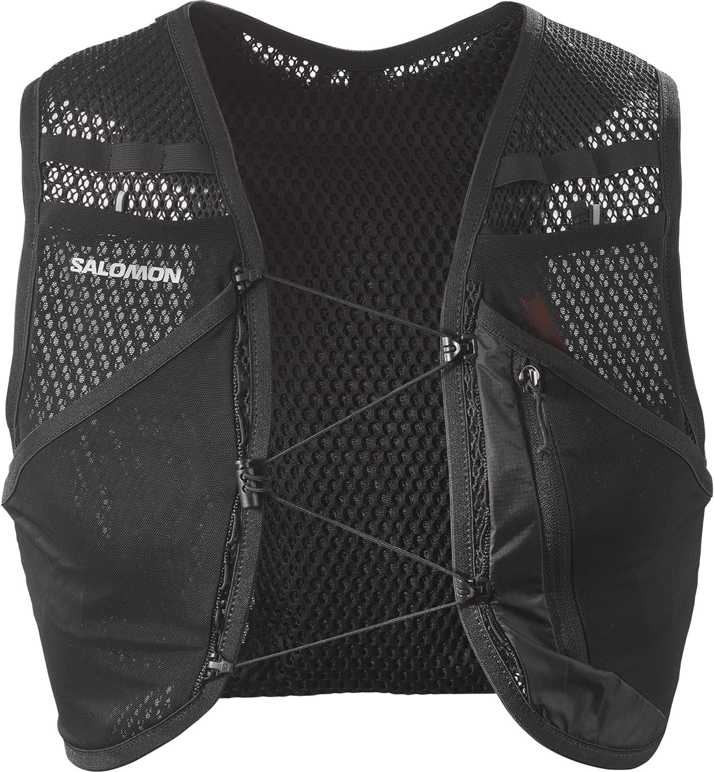 SALOMON Active Skin 4 Compatible with Flasks Unisex Running Vest Hiking Trail, 4L, Precision Fit, Easy image number 1