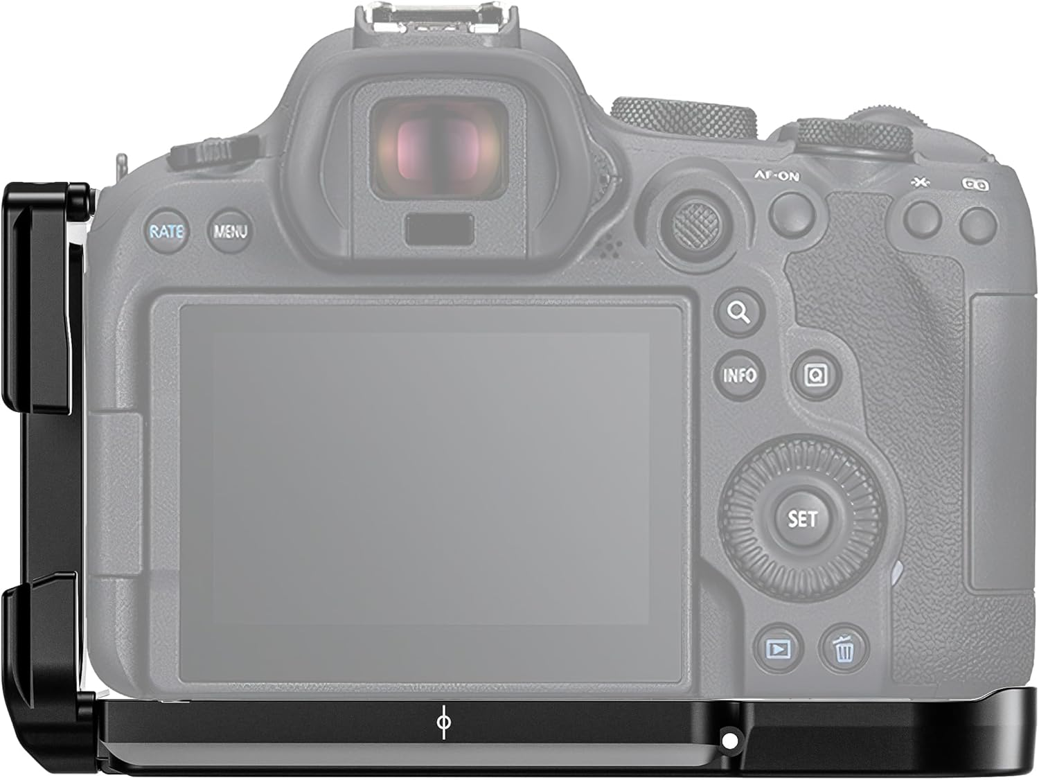 Leofoto LPC-R6IIN+ Canon EOS R6 II Arca-Swiss Compatible Aluminum Leo Photo L Bracket image number 6