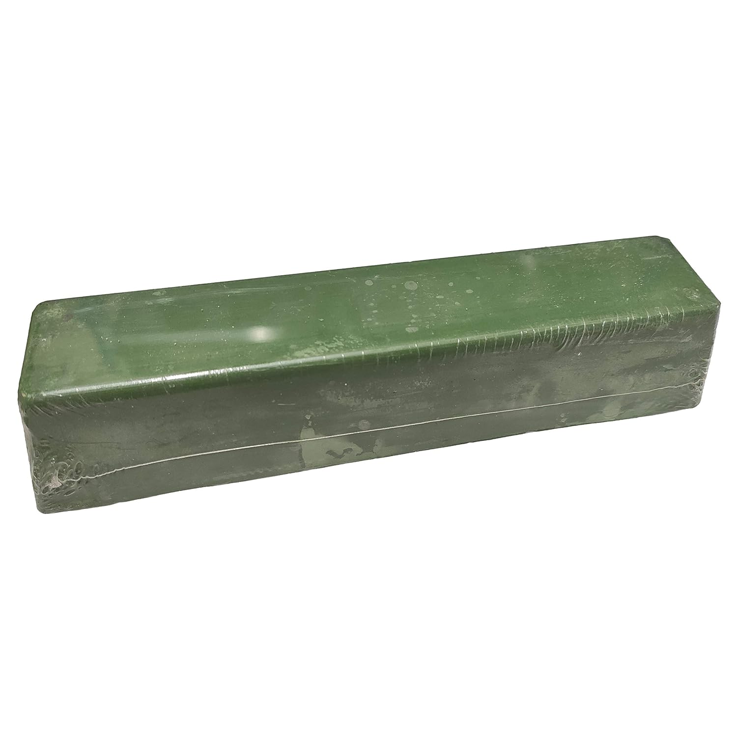 General Green Polishing Buffing Compound for Second Stage Polishing of Steel and Stainless Steel - 500G Bar image number 1