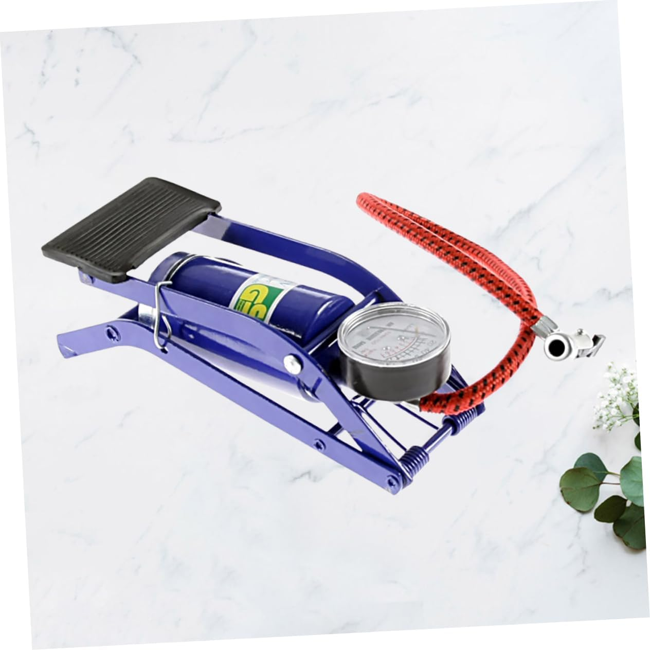 FELTECHELECTR 1Pc Foot Pump for Car Tire Bike Pump Tire Floor Pump Pumps Inflator Tire Foot Pump image number 4