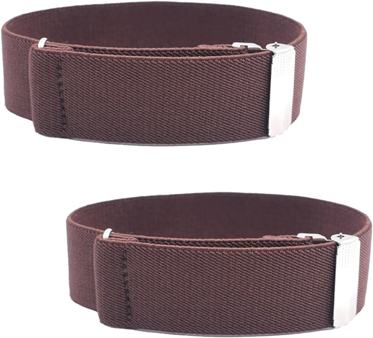 TORMEN Elastic Adjustable Armbands Shirt Garter Sleeve Holders Non-Slip Garters Adjustable Length for Men and Women