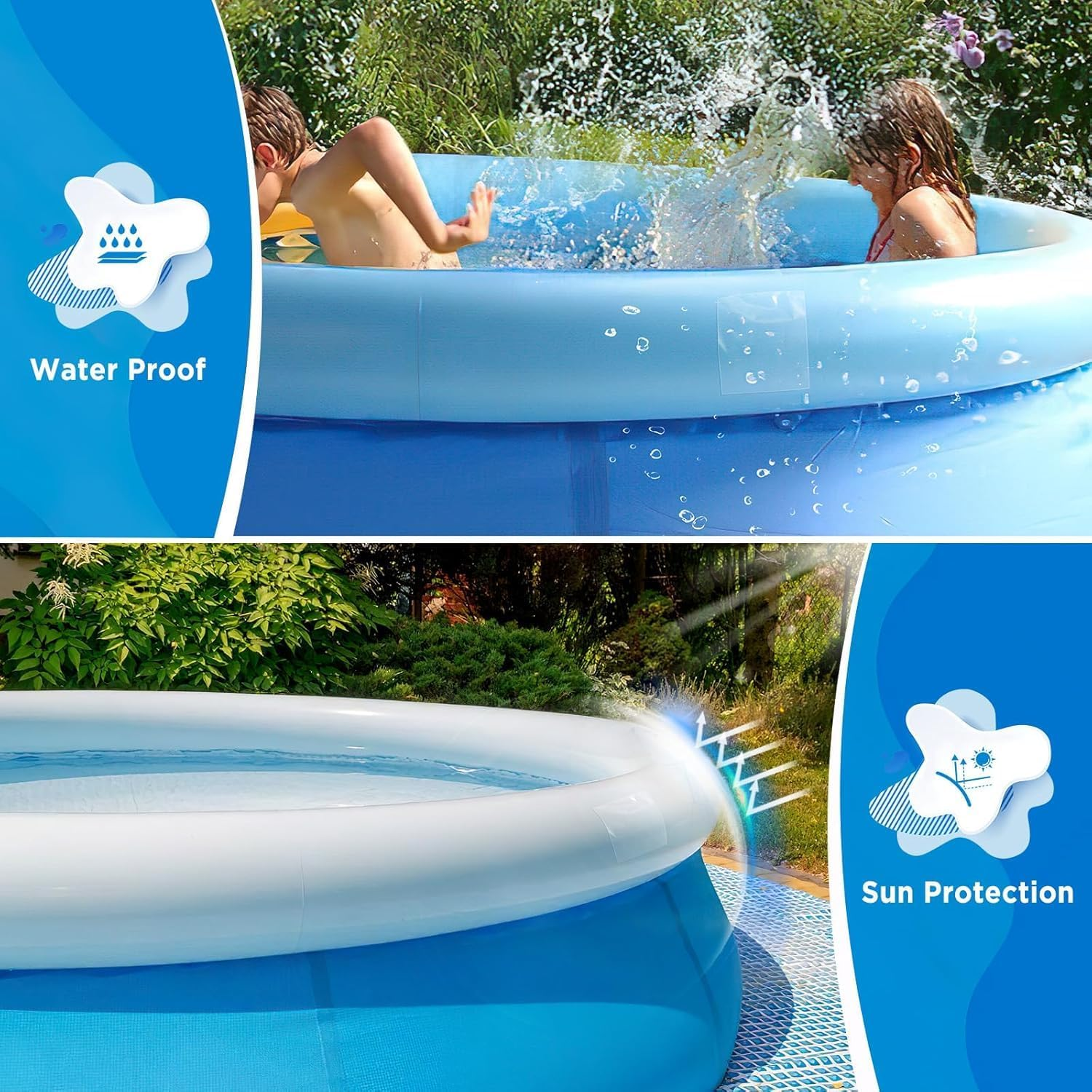 Ecooe TPU Repair Tape, Clear Tape, 8Cm X 5M, Waterproof Adhesive Tape for Pool, Air Mattress, Trampoline, Inflatable Boat, Air Bed, Bouncy Castle, Water Polo, Swimming Ring Patches, Color Transparent image number 2