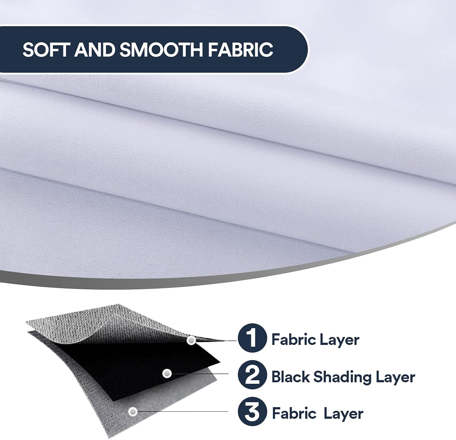 Blackout Curtains for French Doors - Thermal Insulated Tricia Door Window Curtain for Patio Door, Self Stick Tie up Shade Energy Efficient Double Door Blind, 26 X 68 Inches, 1 Panel, Greyish White image number 1