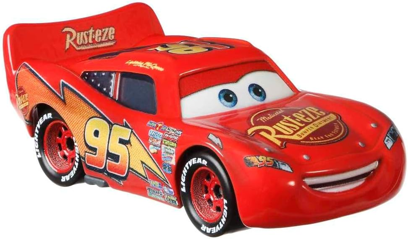 Disney Pixar Cars Lightning Mcqueen with Rusteze Sign Diecast Car image number 5