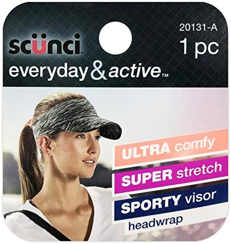 Scunci Tie Back Sporty Visor Head Wrap image number 4