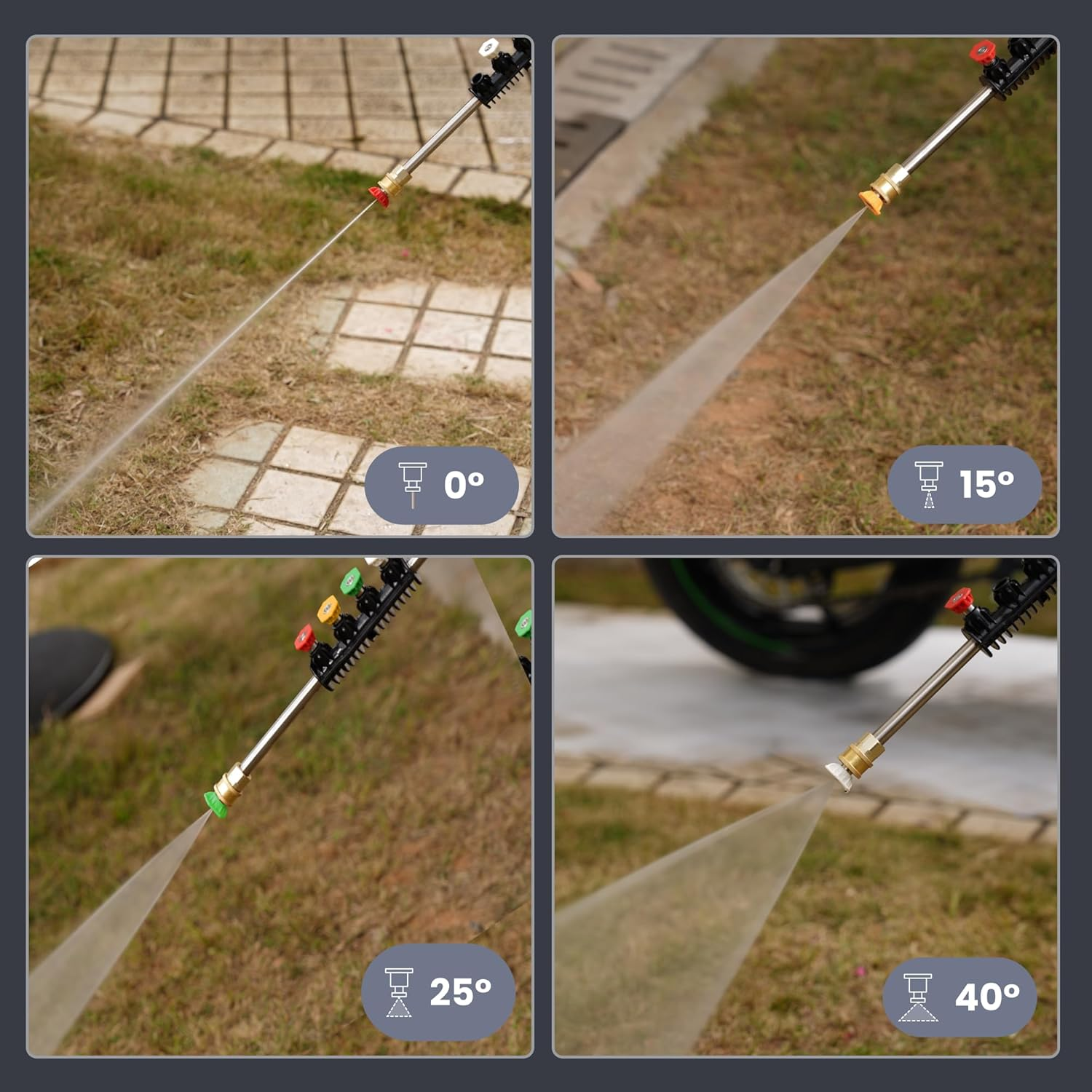 Giraffe Tools Grandfalls Pressure Washer Plus+, Max 2400 PSI, Wall Mounted Pressure Washer, 30 M Soft-Gray Pressure Hose, Retractable, Dark Silver image number 2