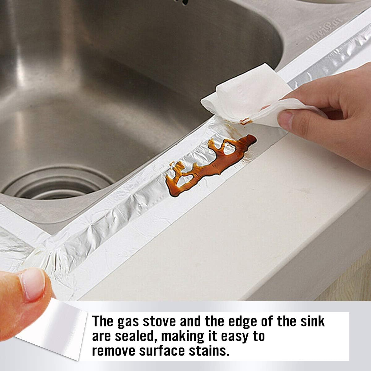 Aluminum Foil Glass Fiber Cloth Tape,Silver,Good for HVAC, Sealing & Patching Hot & Cold Air Ducts, Metal Repair (4"-4 Mil-20M) image number 6