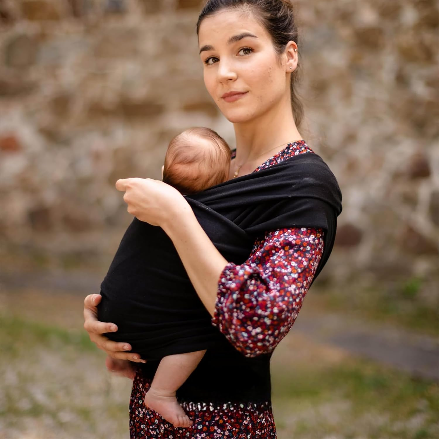 Baby Carrier &ndash; Original Newborn Carrier (For Newborns Weighing up to 22 Pounds), Soft, Safe, Hands-Free, and Ergonomically Designed, Ideal for Bonding with Your Baby, Perfect for New Parents image number 2