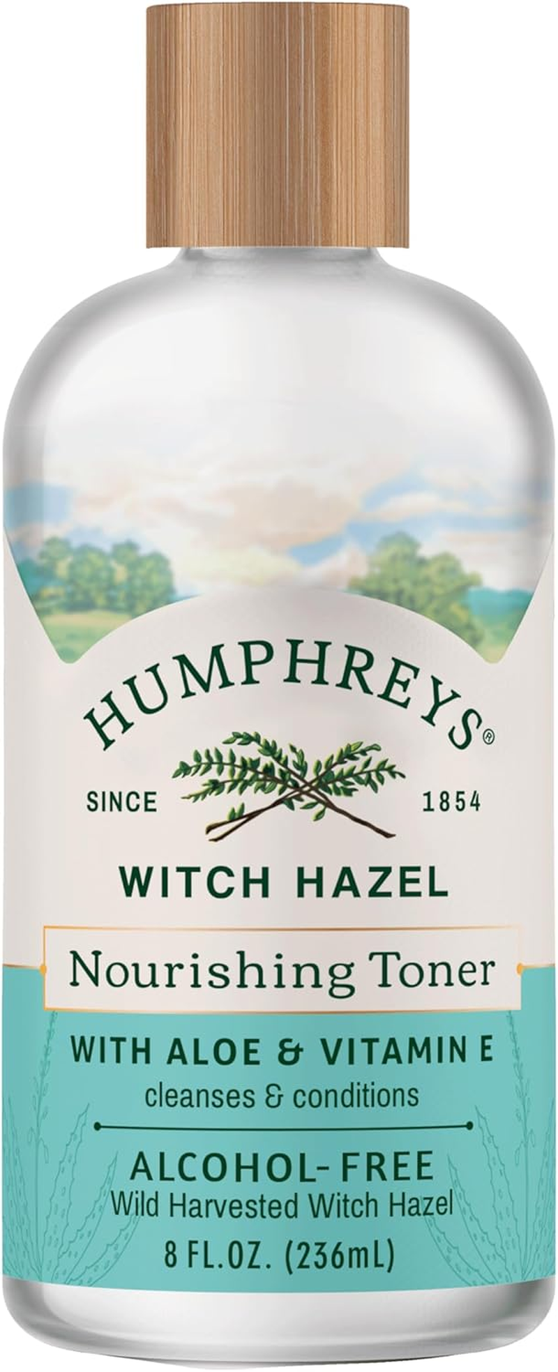 Humphreys Nourish Witch Hazel + Aloe Alcohol-Free Toner, Clear, 8 Oz image number 3