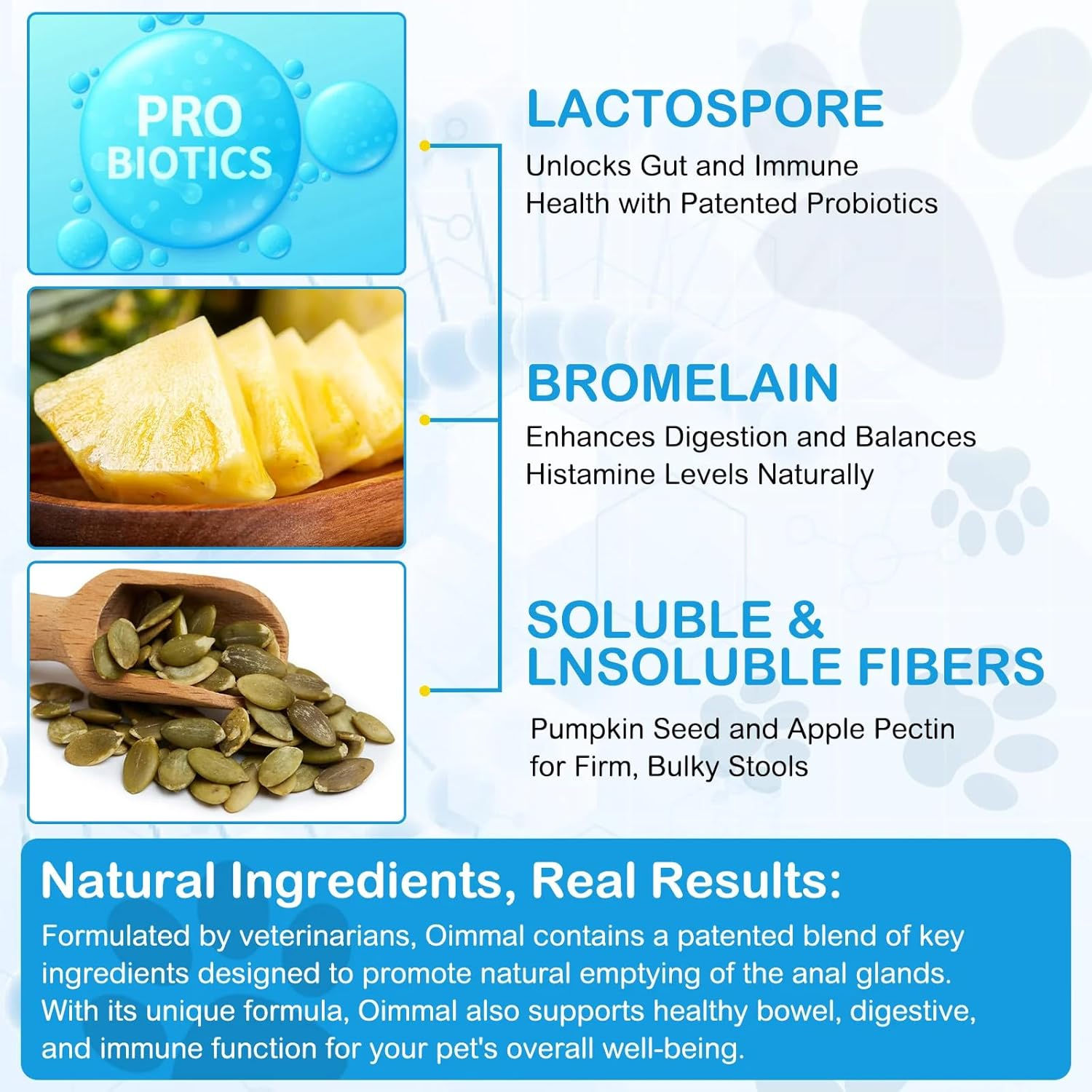 Dog Anal Gland Support Chews | Natural Formula for Digestive Health & Comfort | Promotes Anal Gland Function & Reduces Discomfort | 150 Chews image number 4