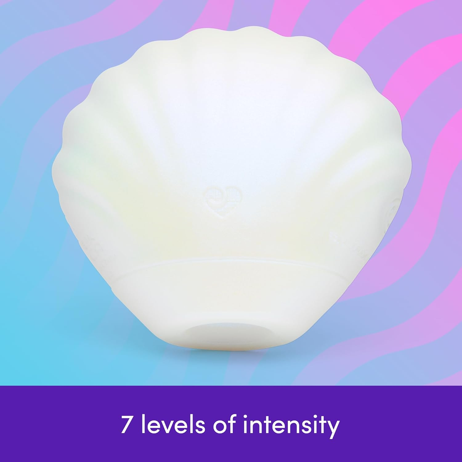 Lovehoney Venus Shell Clit Sucker &ndash; Pleasure Air Technology Clitoral Suction Vibrator for Women with 7 Intensity Levels &ndash; Silicone Clit Stimulator - Rechargeable & Waterproof Adult Sex Toy - White image number 3