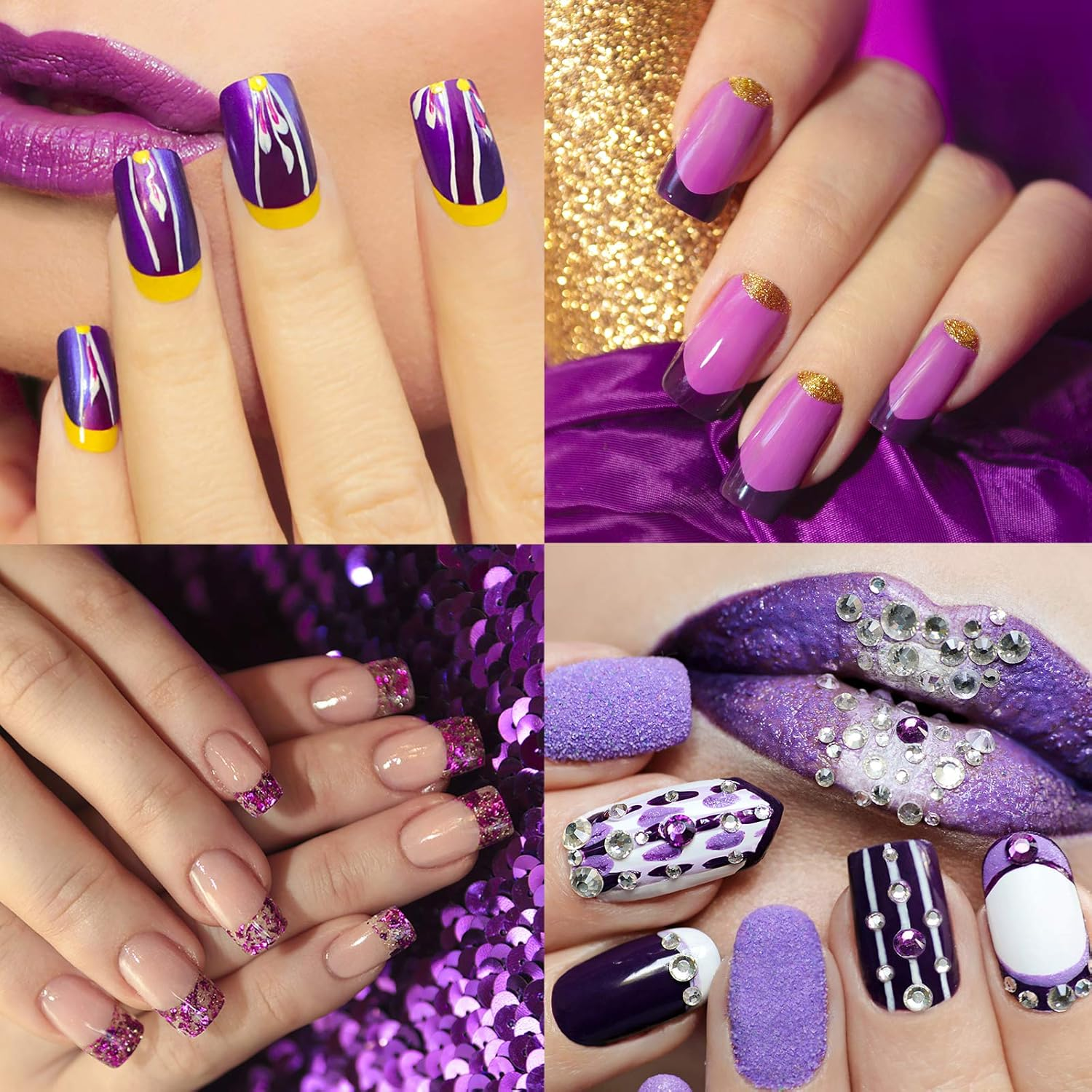 Hanyousheng 5Pcs Gel Nail Art Pen Carving Brush Silicone Head Acrylic Handle Salon Tool Set, Gel Carving Ballpoint Pen Pencil with Acrylic Rhinestone Handle, Nail Art Brush, Nail Art Pencil image number 2